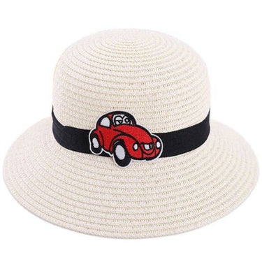 Chapeau De Paille Blanc Enfant